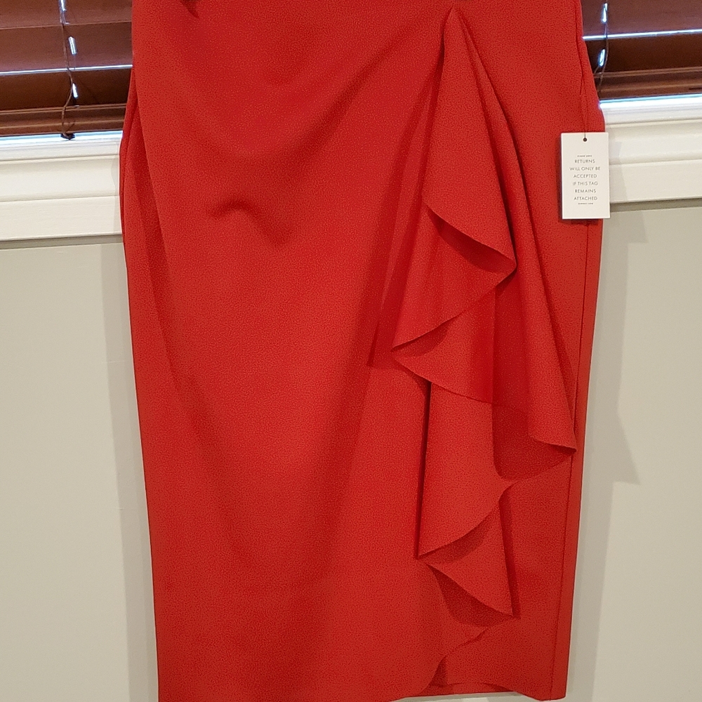 Drama Ruffle Pencil Skirt